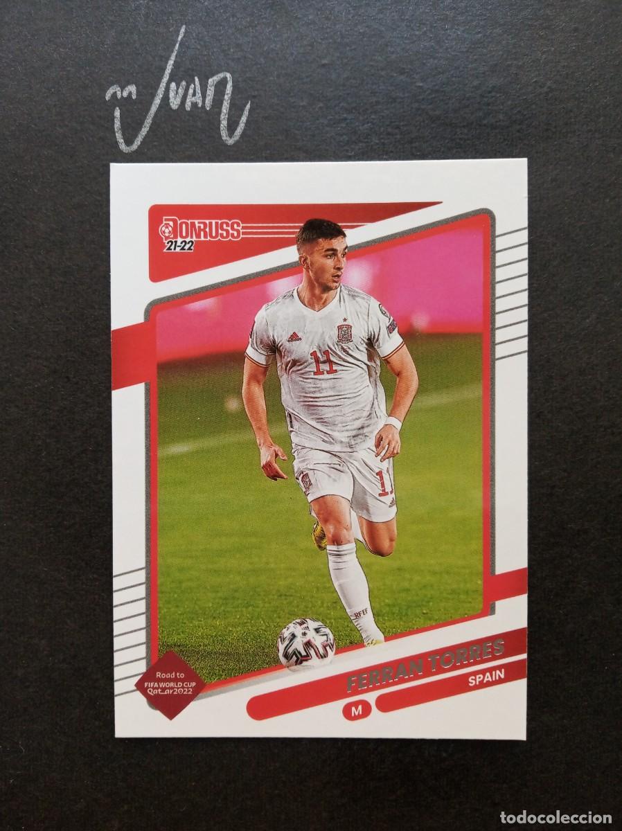 Football Stickers: N&ordm; 145 FERRAN TORRES ESPA&Ntilde;A BARCELONA ⚽ PANINI &reg; DONRUSS ROAD FIFA WORLD CUP QATAR 2021 2022 21 22