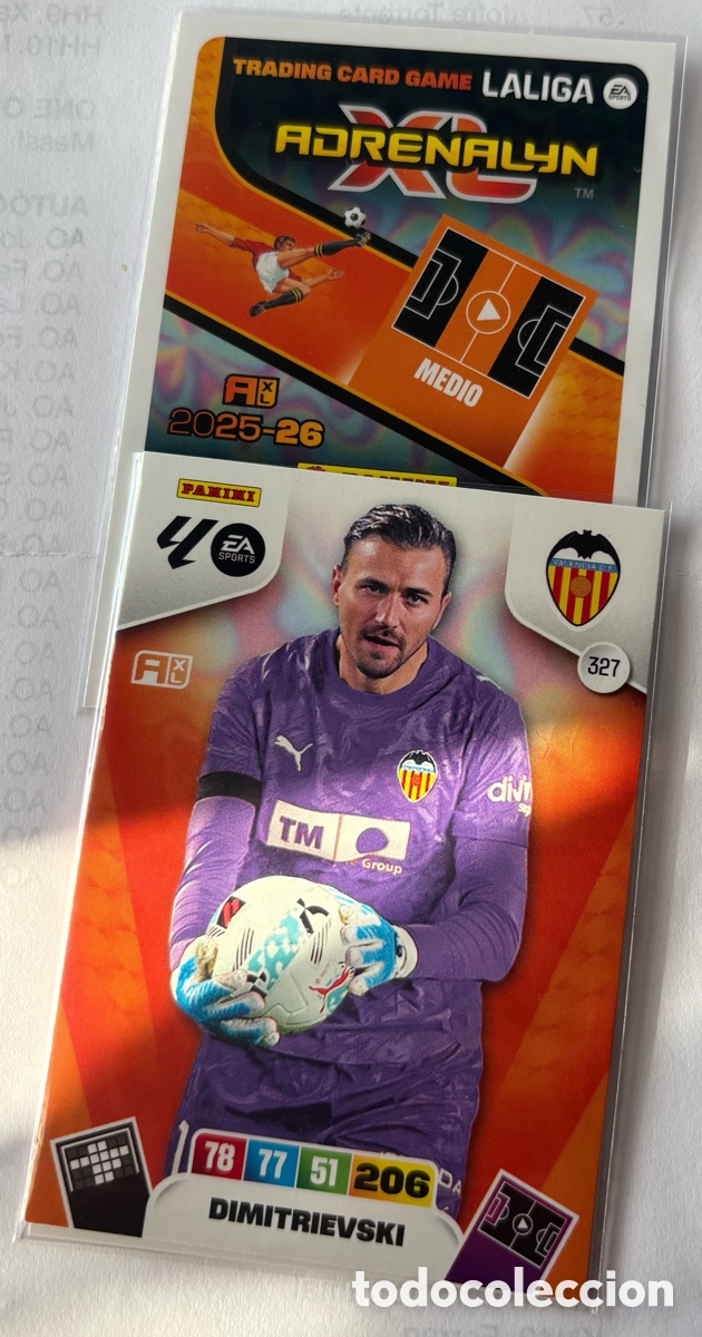 Cartes &agrave; collectionner de Football: ADRENALYN25-26 - VALENCIA -327