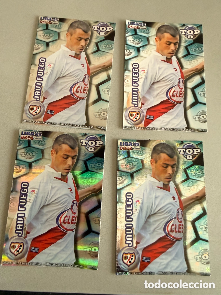 Cromos de F&uacute;tbol: MUNDICROMO 2012. n 612. Top 8. JAVI FUEGO. 4 cromos diu