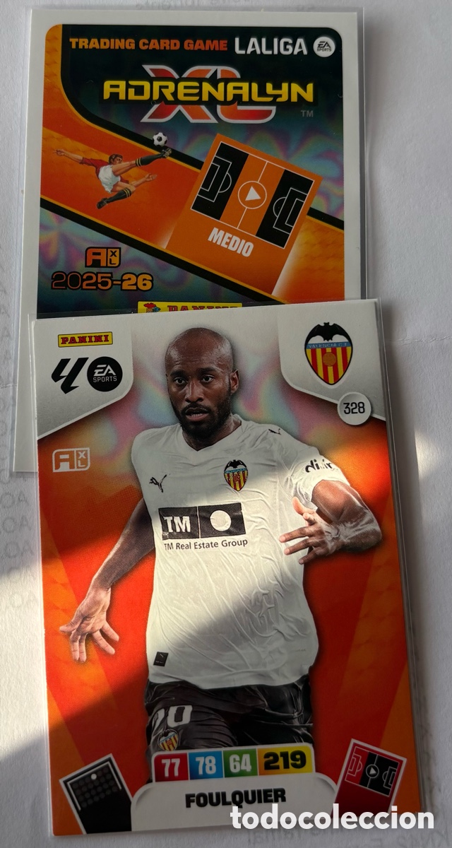 Cromos de F&uacute;tbol: ADRENALYN 25-26 / VAL&Egrave;NCIA 328