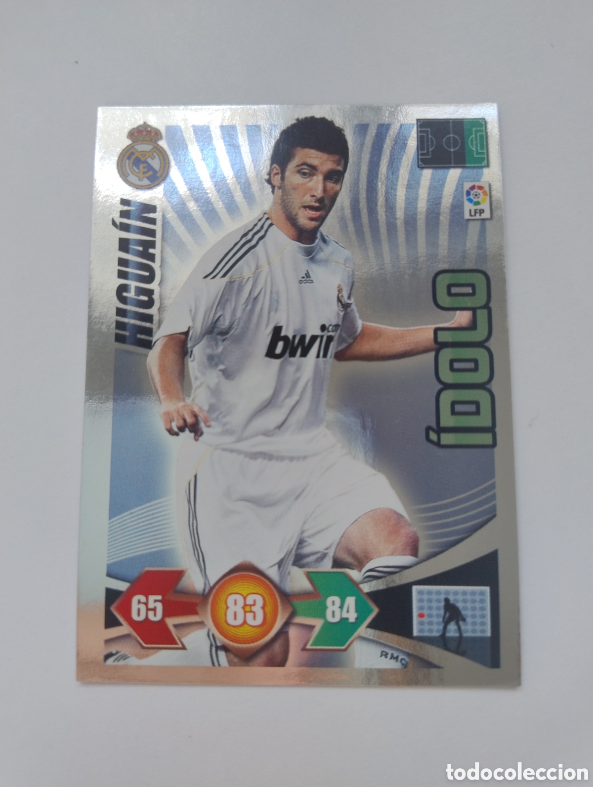 Cromos de F&uacute;tbol: Higua&iacute;n - Real Madrid - Adrenalyn XL Liga 2009 - 2010 &Iacute;dolo