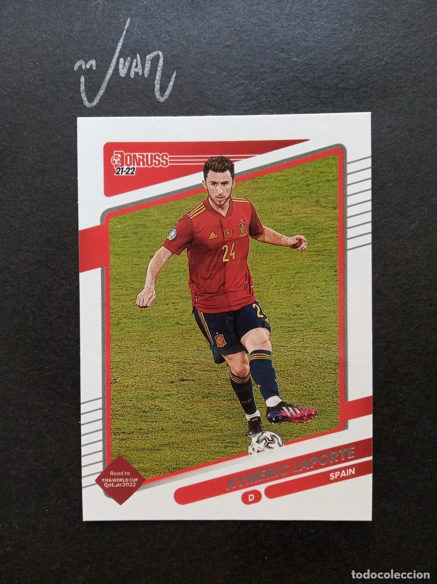 Cromos de F&uacute;tbol: N&ordm; 129 LAPORTE ESPA&Ntilde;A ATHLETIC CLUB ⚽ PANINI &reg; DONRUSS ROAD FIFA WORLD CUP QATAR 2021 2022 21 22