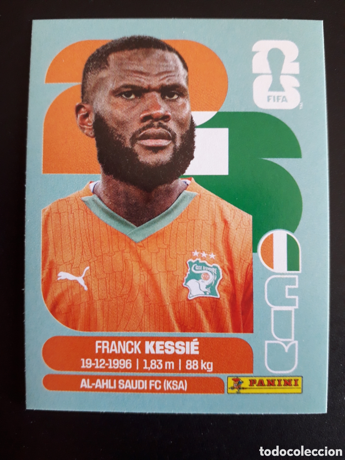 Cromos de F&uacute;tbol: KESSI&Eacute; COSTA DE MARFIL CIV 10 MUNDIAL F&Uacute;TBOL 2026 FIFA WORLD CUP PANINI SIN PEGAR PEDIDO M&Iacute;NIMO 3&euro;.