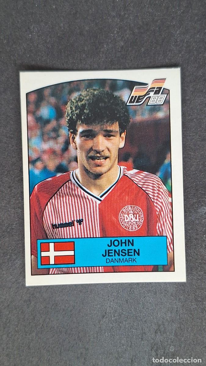 Cromos de F&uacute;tbol: L2 JOHN JENSEN SELECCION DINAMARCA 116 EUROCOPA ALEMANIA 88 1988 PANINI NUNCA PEGADO SIN PEGAR