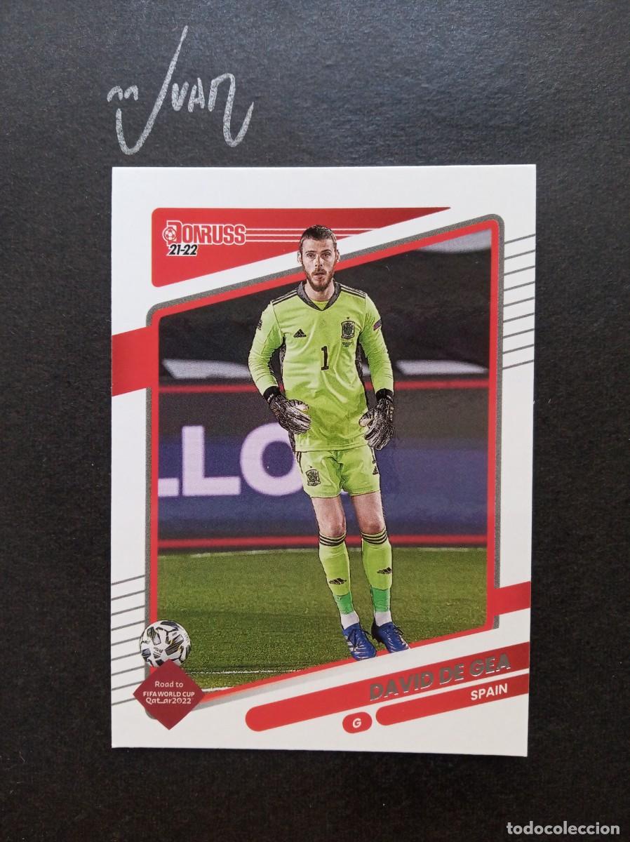 Cromos de F&uacute;tbol: N&ordm; 142 DE GEA ESPA&Ntilde;A MANCHESTER UNITED ⚽ PANINI &reg; DONRUSS ROAD FIFA WORLD CUP QATAR 2021 2022 21 22
