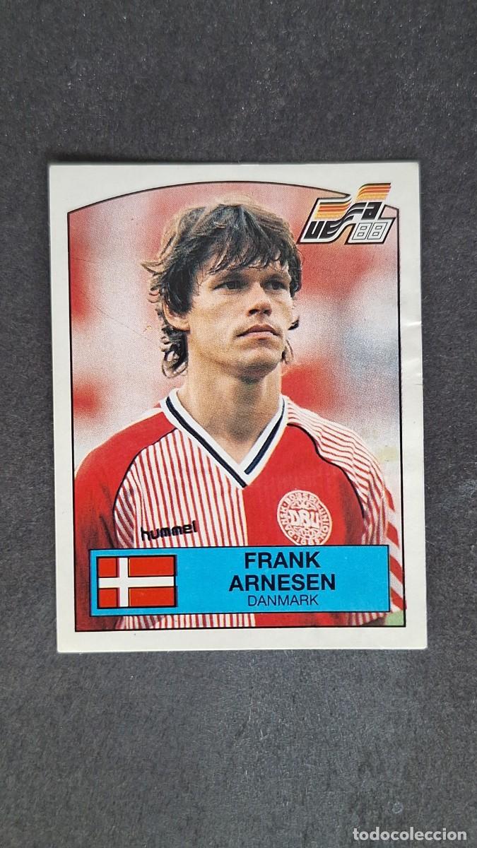 Cromos de F&uacute;tbol: L2 FRANK ARNESEN SELECCION DINAMARCA 120 EUROCOPA ALEMANIA 88 1988 PANINI NUNCA PEGADO SIN PEGAR