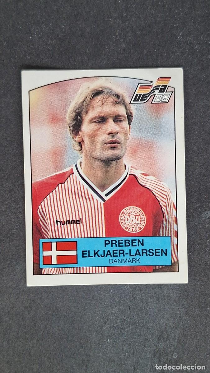Cromos de F&uacute;tbol: L2 ELKJAER-LARSSEN SELECCION DINAMARCA 122 EUROCOPA ALEMANIA 88 1988 PANINI NUNCA PEGADO SIN PEGAR