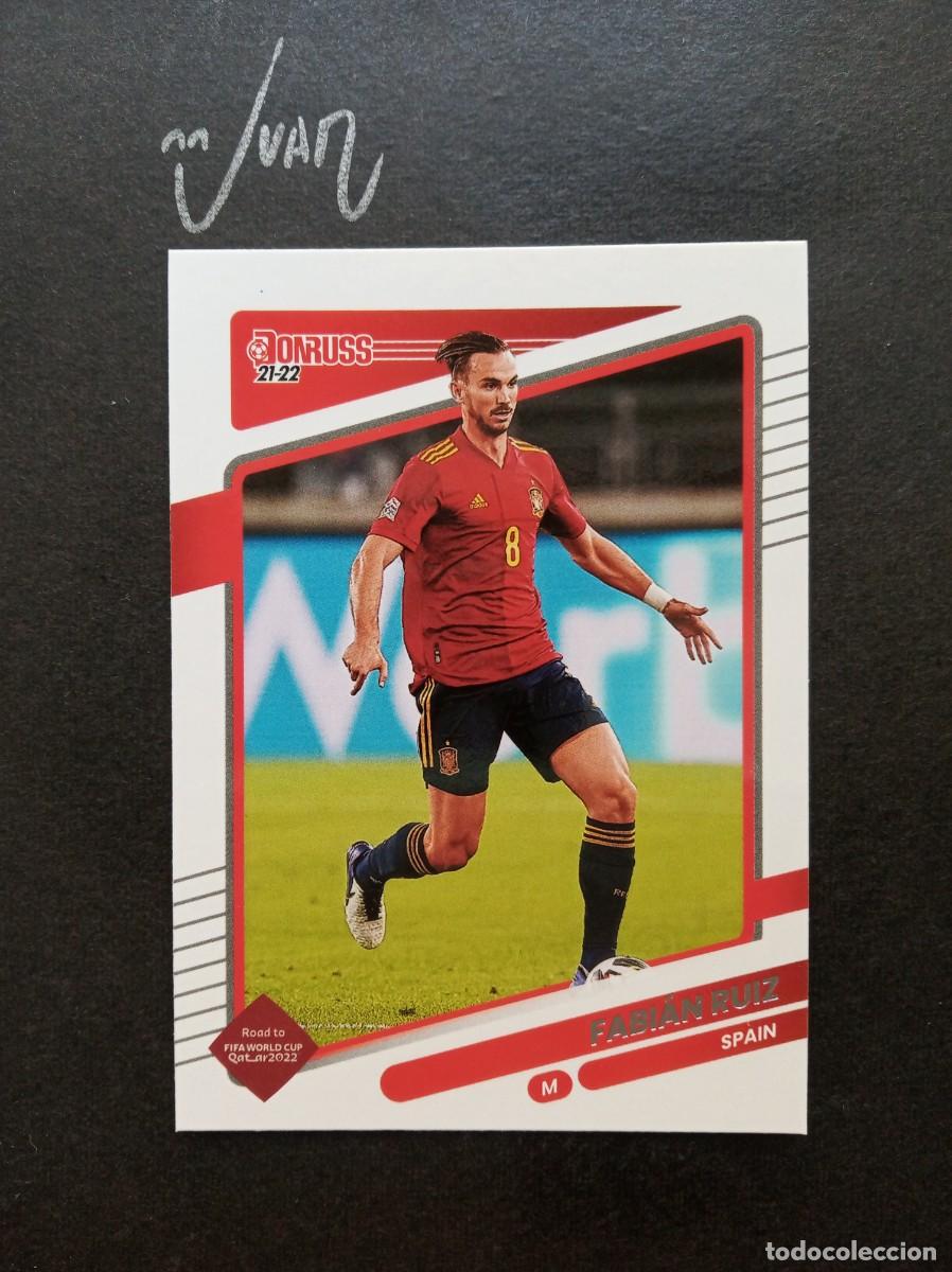 Football Stickers: 143 FABIAN RUIZ ESPA&Ntilde;A PARIS SAINT-GERMAIN ⚽ PANINI &reg; DONRUSS FIFA WORLD CUP QATAR 2021 2022 21 22