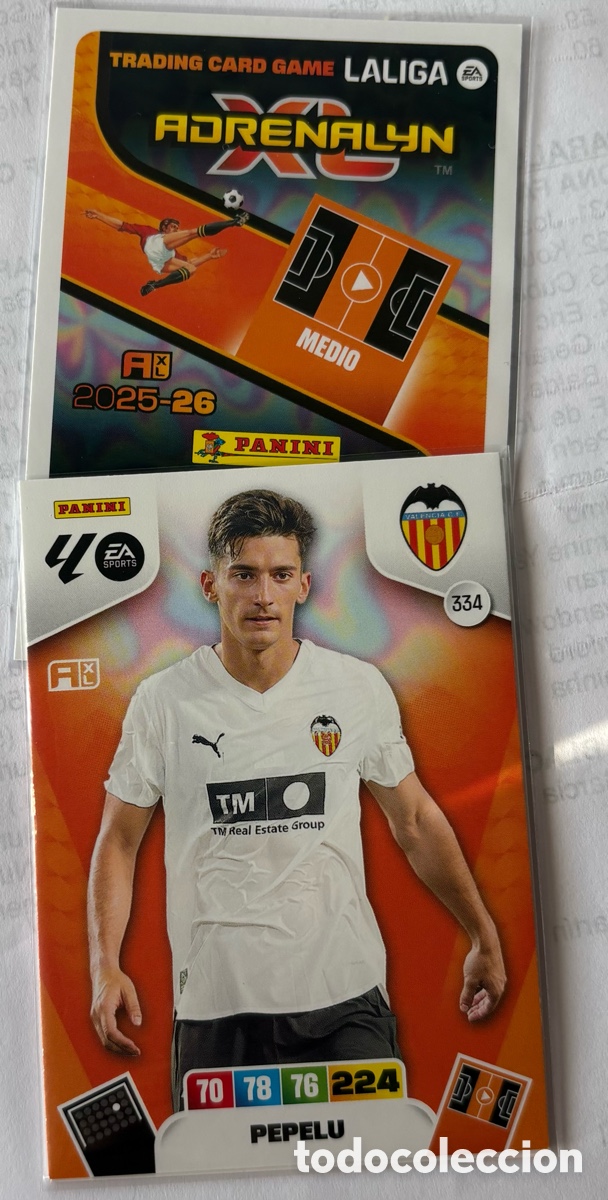 Cromos de F&uacute;tbol: ADRENALYN 25-26Valencia 334