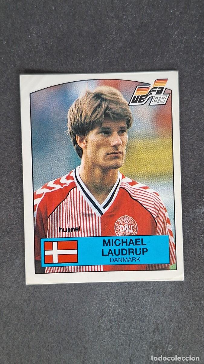Cromos de F&uacute;tbol: L2 MICHAEL LAUDRUP SELECCION DINAMARCA 123 EUROCOPA ALEMANIA 88 1988 PANINI NUNCA PEGADO SIN PEGAR