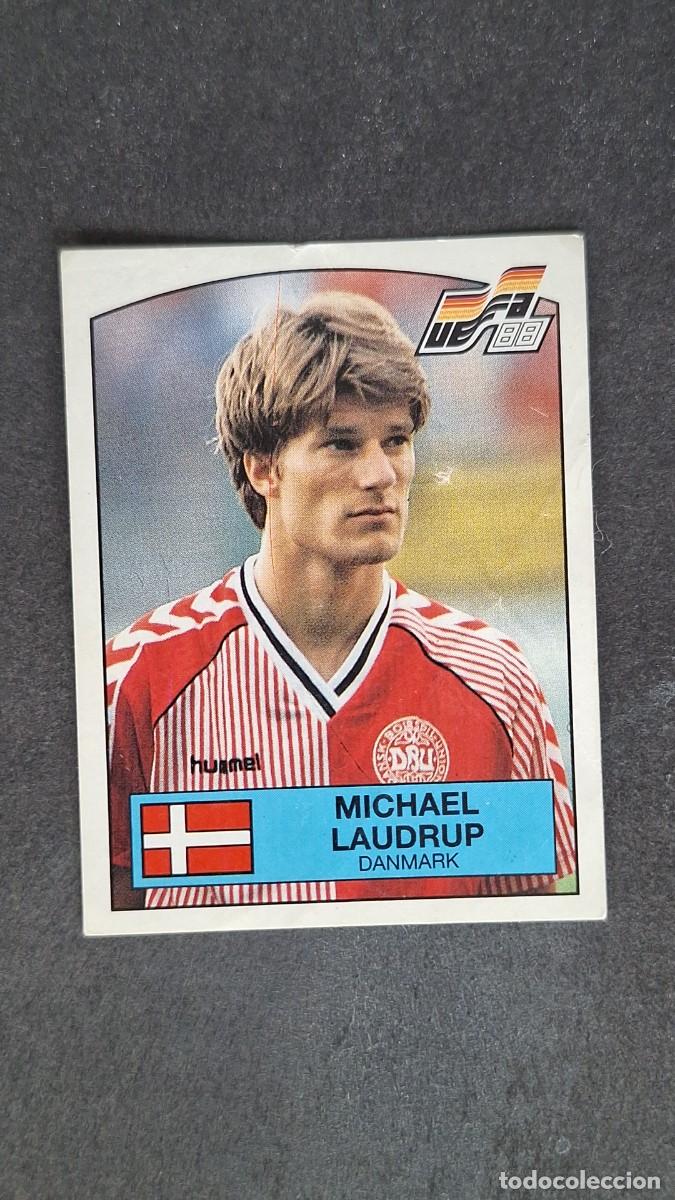 Football Stickers: L2 MICHAEL LAUDRUP SELECCION DINAMARCA 123 EUROCOPA ALEMANIA 88 1988 PANINI NUNCA PEGADO SIN PEGAR
