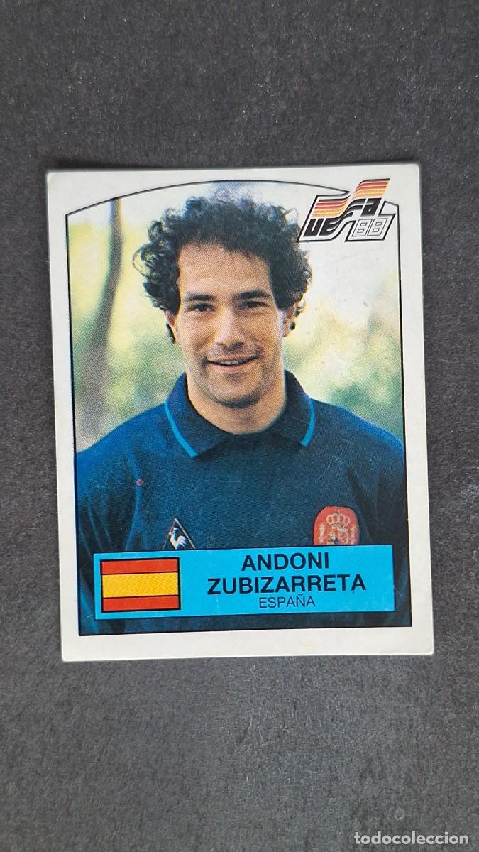 Football Stickers: L2 ANDONI ZUBIZARRETA SELECCION ESPA&Ntilde;A 133 EUROCOPA ALEMANIA 88 1988 PANINI NUNCA PEGADO SIN PEGAR
