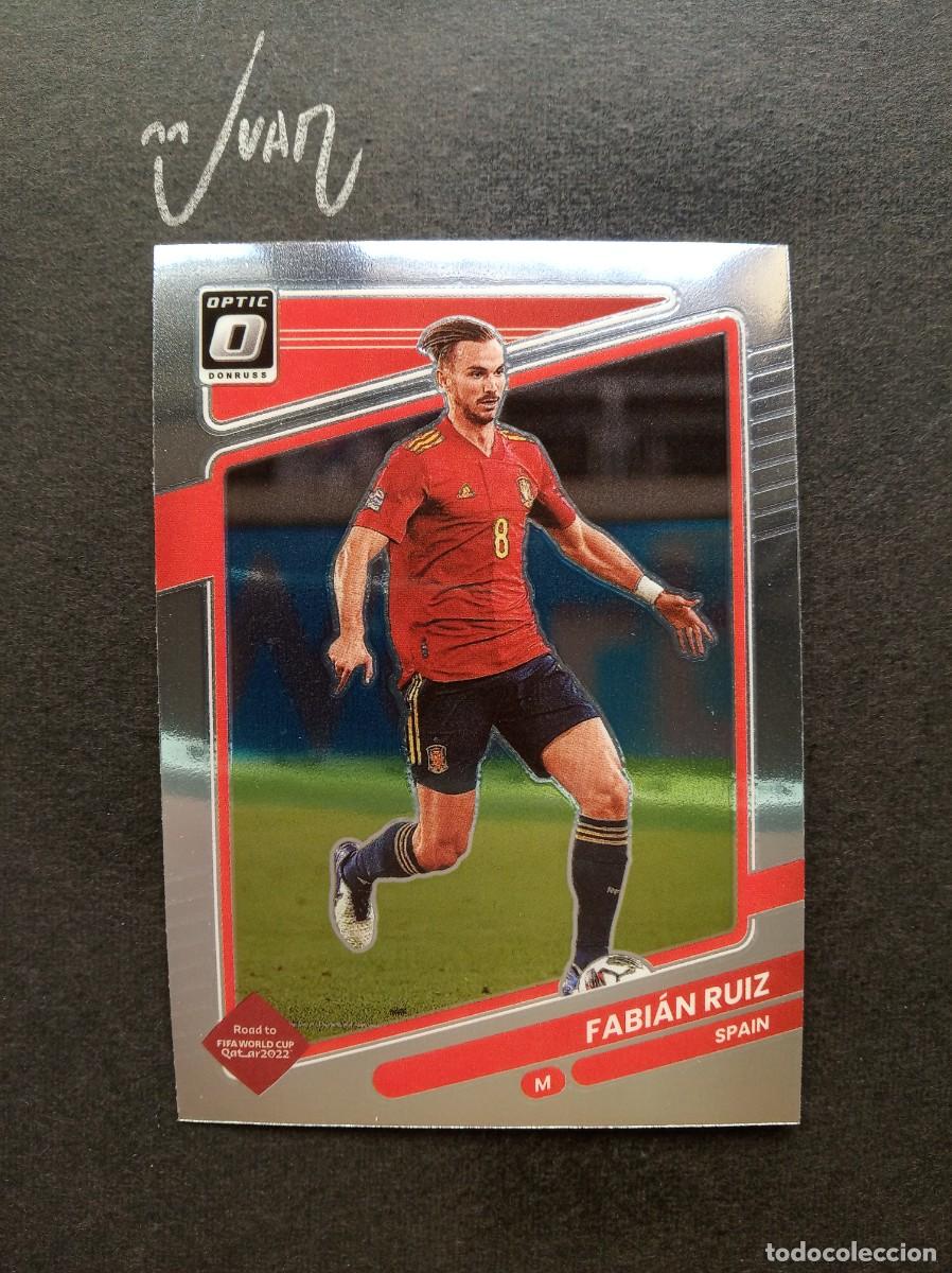 Football Stickers: 143 OPTIC FABIAN RUIZ ESPA&Ntilde;A PARIS SAINT-GERMAIN ⚽ PANINI &reg; DONRUSS WORLD CUP QATAR 2021 2022 21 22