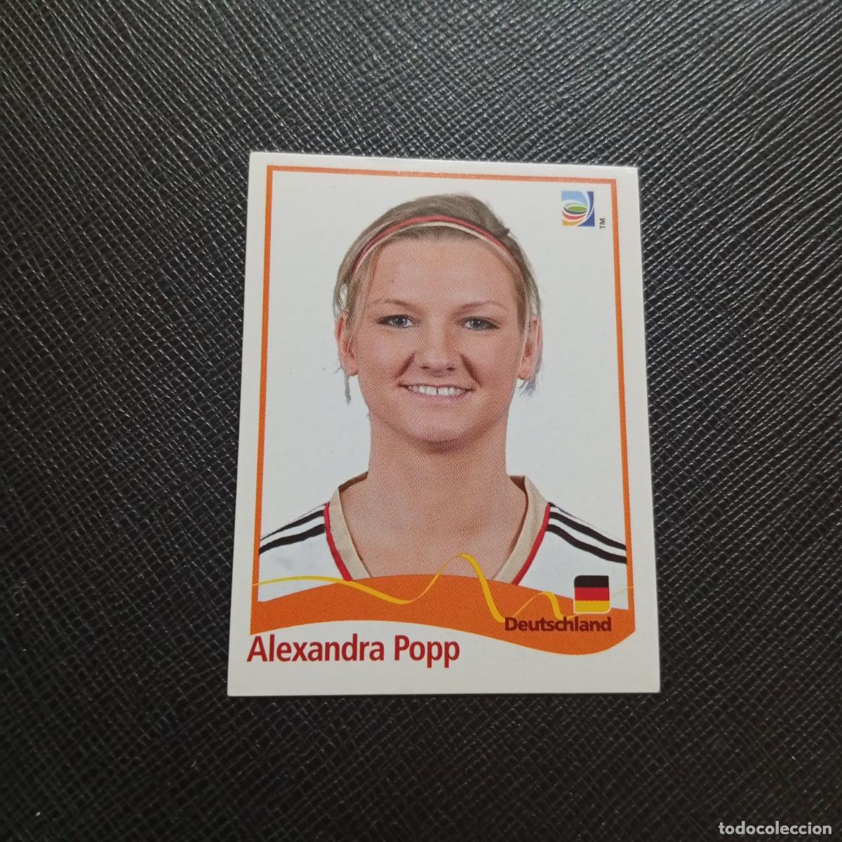 Football Stickers: 43 ALEXANDRA POPP ALEMANIA PANINI FEMENINO WOMEN&acute;S MUNDIAL 2011 ALEMANIA 11 SIN PEGAR A205 PG14
