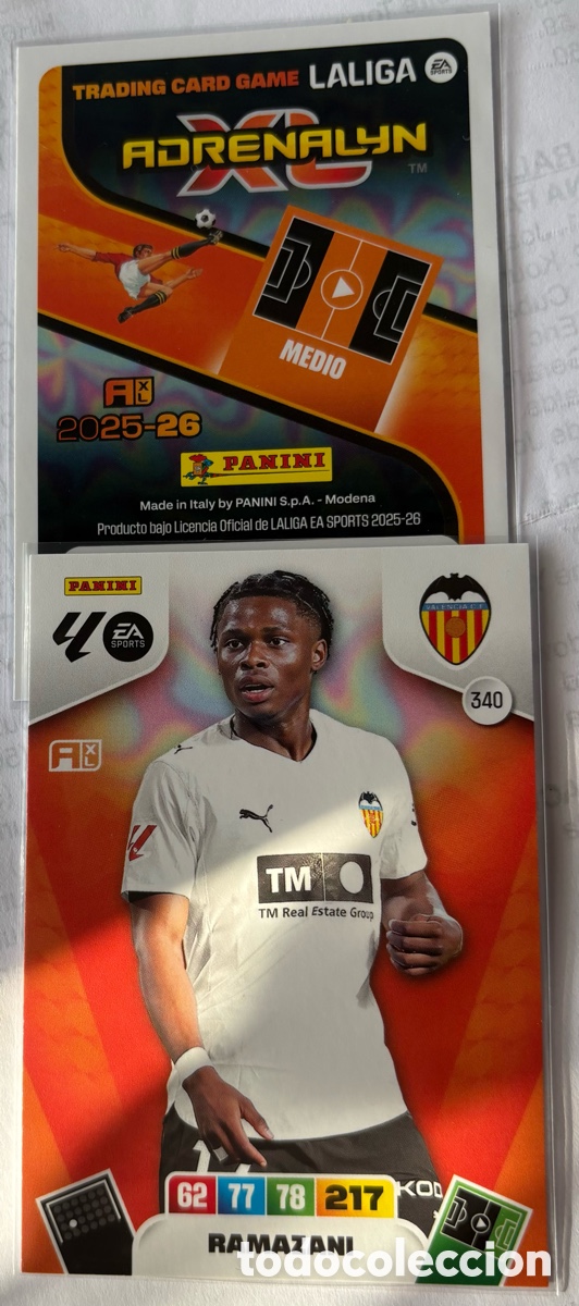 Football Stickers: ADRENALYN 25-26 VALENCIA / 340