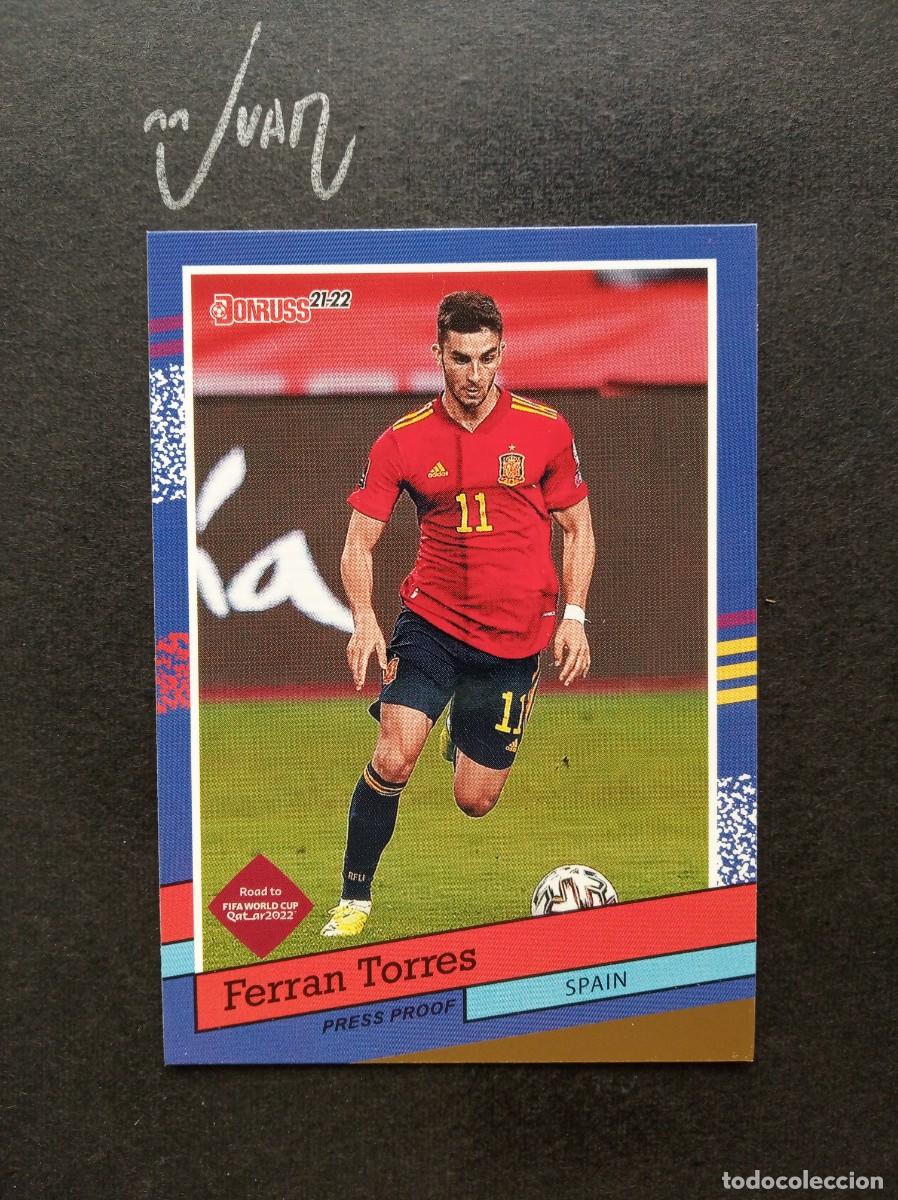 Cromos de F&uacute;tbol: N&ordm; 12 TRIBUTE 1991 FERRAN TORRES ESPA&Ntilde;A BARCELONA ⚽ PANINI &reg; DONRUSS WORLD CUP QATAR 2021 2022 21 22
