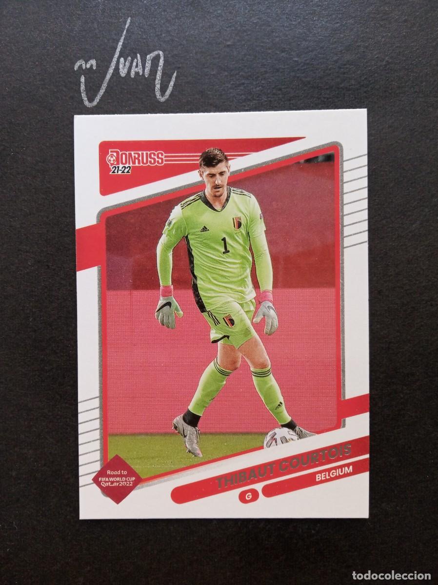 Cromos de F&uacute;tbol: N&ordm; 9 COURTOIS BELGICA REAL MADRID ⚽ PANINI &reg; DONRUSS ROAD FIFA WORLD CUP QATAR 2021 2022 21 22 NUEVO