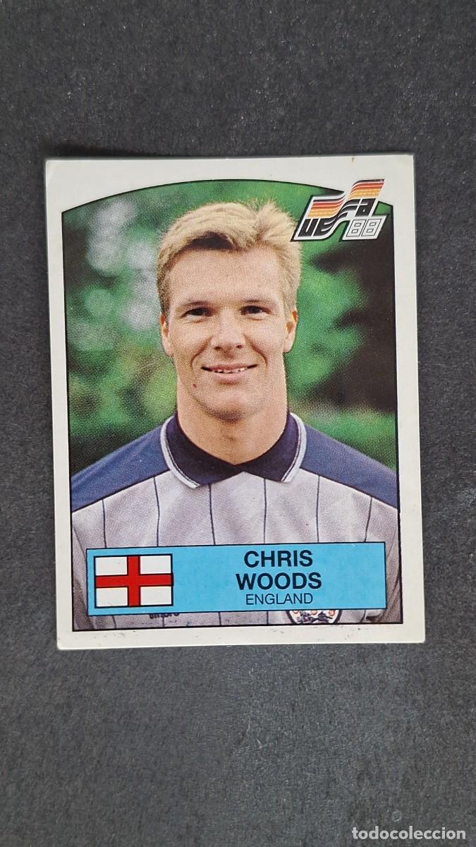 Cromos de F&uacute;tbol: L2 CHRIS WOODS SELECCION INGLATERRA 161 EUROCOPA ALEMANIA 88 1988 PANINI NUNCA PEGADO SIN PEGAR