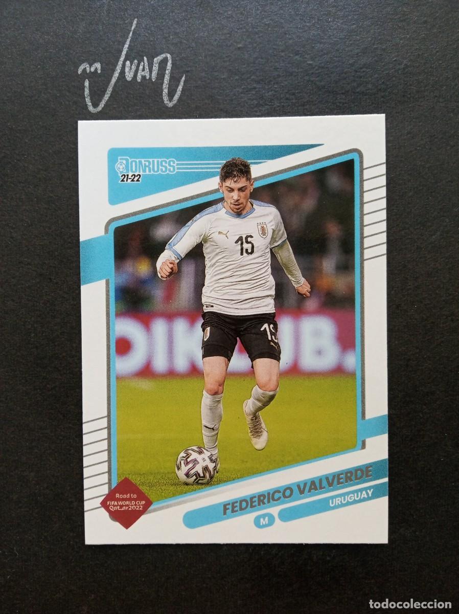 Cartes &agrave; collectionner de Football: 170 VALVERDE URUGUAY REAL MADRID ⚽ PANINI &reg; DONRUSS ROAD FIFA WORLD CUP QATAR 2021 2022 21 22 NUEVO