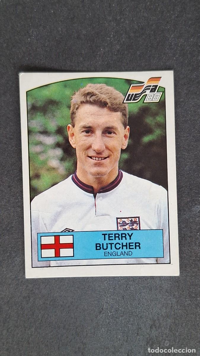 Cromos de F&uacute;tbol: L2 TERRY BUTCHER SELECCION INGLATERRA 164 EUROCOPA ALEMANIA 88 1988 PANINI NUNCA PEGADO SIN PEGAR