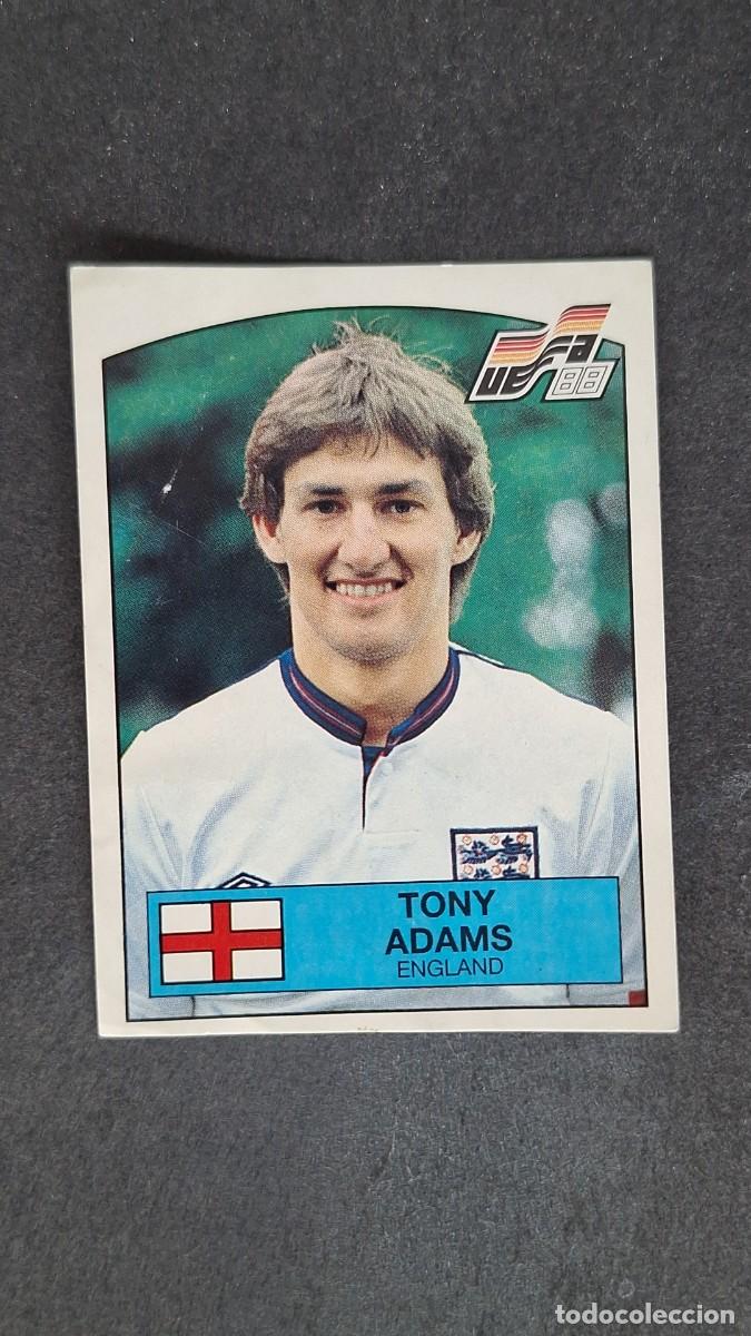 Cromos de F&uacute;tbol: L2 TONY ADAMS SELECCION INGLATERRA 165 EUROCOPA ALEMANIA 88 1988 PANINI NUNCA PEGADO SIN PEGAR