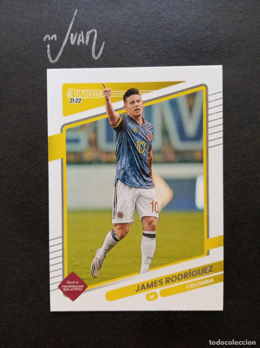 Cromos de F&uacute;tbol: 27 JAMES RODRIGUEZ COLOMBIA REAL MADRID ⚽ PANINI &reg; DONRUSS ROAD FIFA WORLD CUP QATAR 2021 2022 21 22