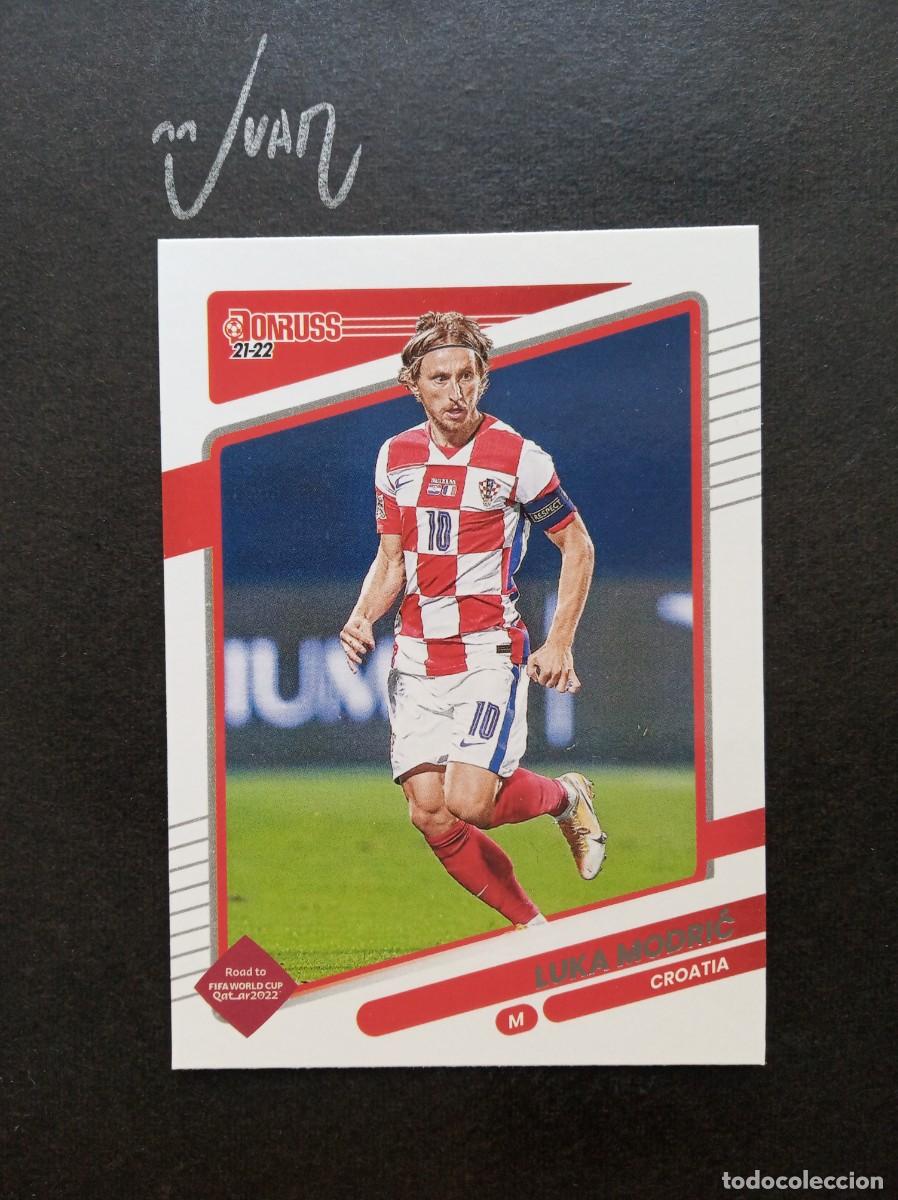 Cromos de F&uacute;tbol: N&ordm; 37 MODRIC CROACIA REAL MADRID ⚽ PANINI &reg; DONRUSS ROAD FIFA WORLD CUP QATAR 2021 2022 21 22 NUEVO