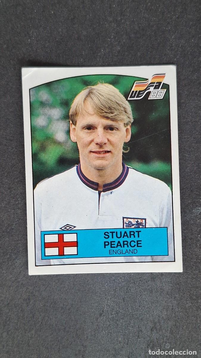 Cromos de F&uacute;tbol: L2 STUART PEARCE SELECCION INGLATERRA 168 EUROCOPA ALEMANIA 88 1988 PANINI NUNCA PEGADO SIN PEGAR