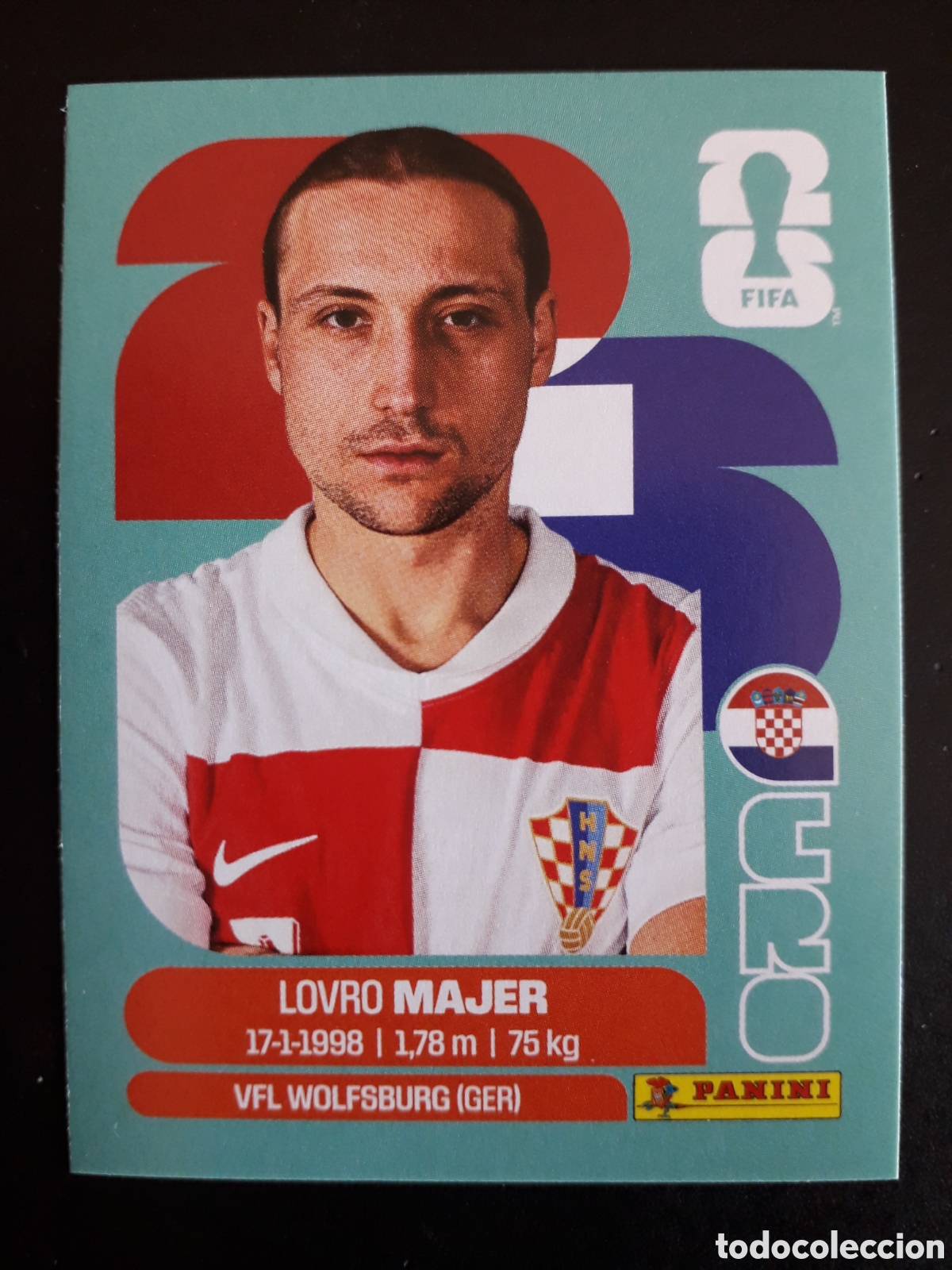 Cromos de Futebol: MAJER CROACIA CRO 12 MUNDIAL F&Uacute;TBOL 2026 FIFA WORLD CUP PANINI SIN PEGAR PEDIDO M&Iacute;NIMO 3&euro;