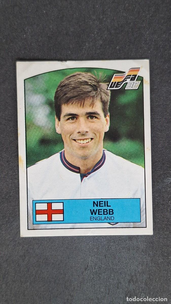 Cromos de F&uacute;tbol: L2 NEIL WEBB SELECCION INGLATERRA 173 EUROCOPA ALEMANIA 88 1988 PANINI NUNCA PEGADO SIN PEGAR