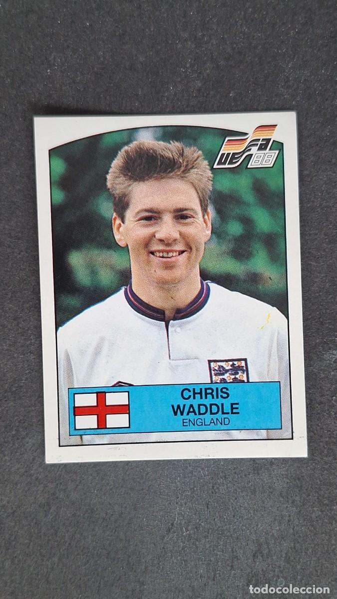 Fu&szlig;ball-Sticker: L2 CHRIS WADDLE SELECCION INGLATERRA 175 EUROCOPA ALEMANIA 88 1988 PANINI NUNCA PEGADO SIN PEGAR