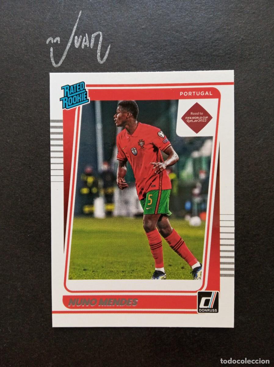 Fu&szlig;ball-Sticker: ROOKIE NUNO MENDES PORTUGAL PARIS SAINT-GERMAIN ⚽ PANINI &reg; DONRUSS WORLD CUP QATAR 2021 2022 21 22