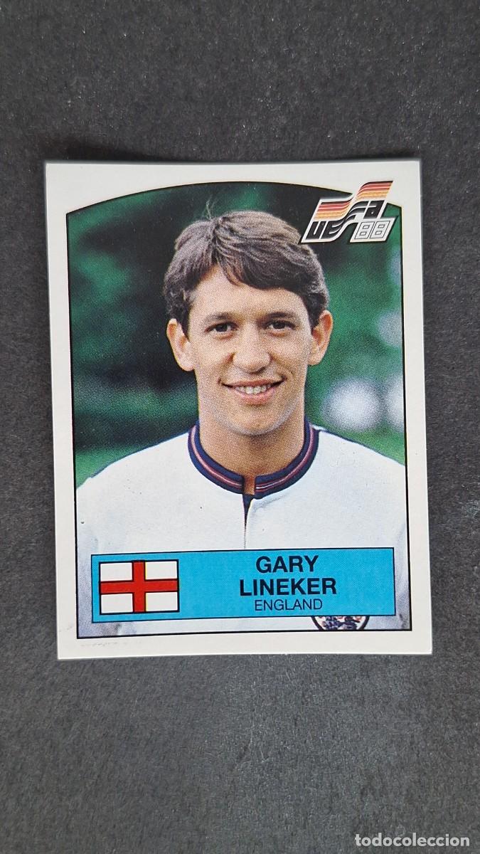 Fu&szlig;ball-Sticker: L2 GARY LINEKER SELECCION INGLATERRA 177 EUROCOPA ALEMANIA 88 1988 PANINI NUNCA PEGADO SIN PEGAR