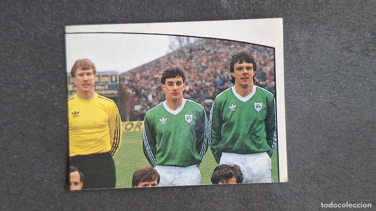 Fu&szlig;ball-Sticker: L2 EQUIPO SELECCION EIRE 181 EUROCOPA ALEMANIA 88 1988 PANINI NUNCA PEGADO SIN PEGAR