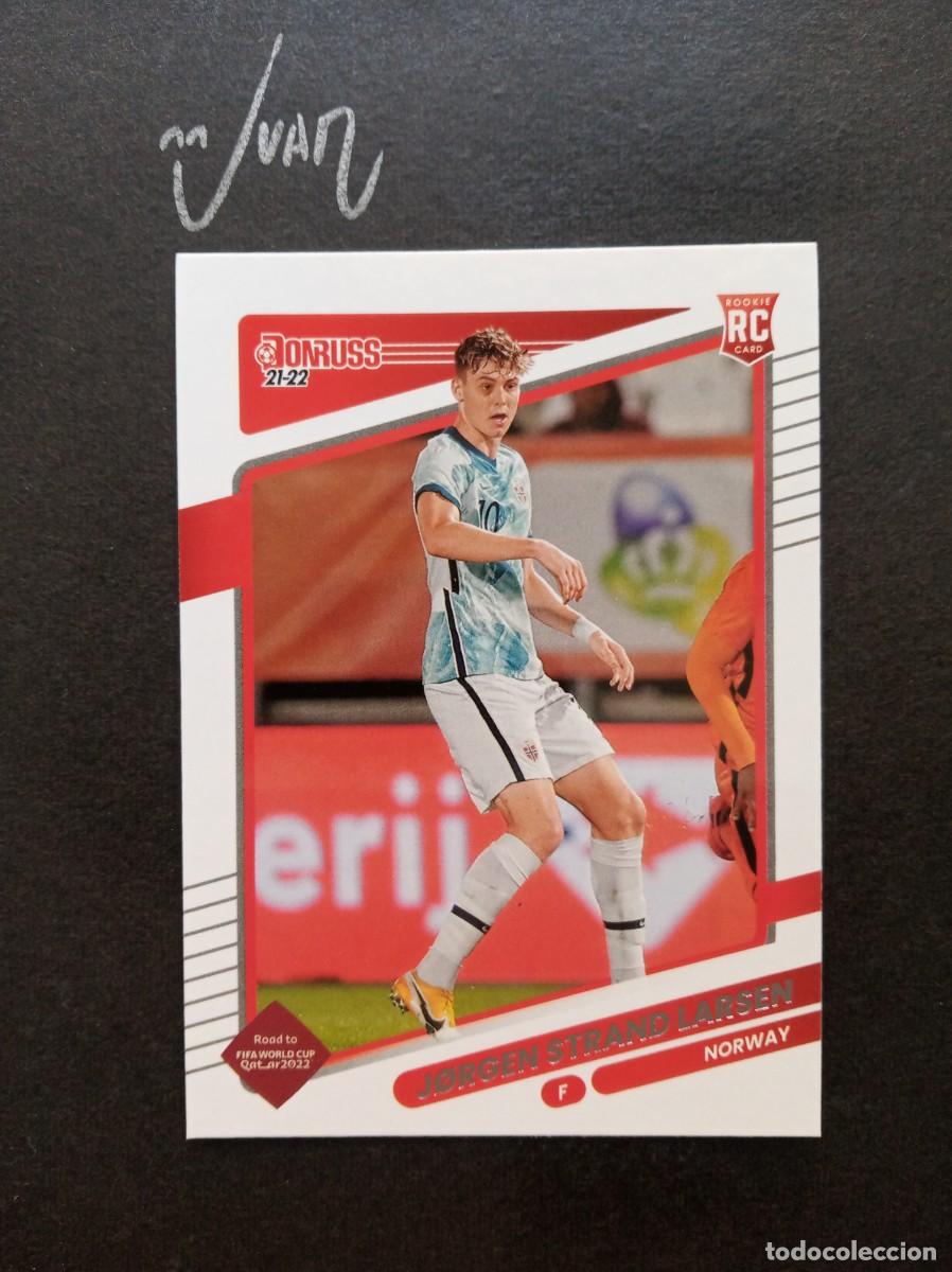 Fu&szlig;ball-Sticker: ROOKIE STRAND LARSEN NORUEGA CELTA VIGO ⚽ PANINI &reg; DONRUSS ROAD FIFA WORLD CUP QATAR 2021 2022 21 22