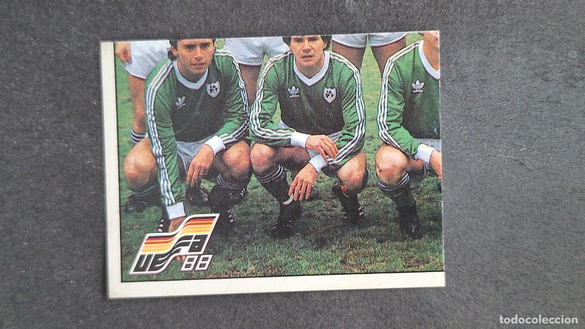 Cromos de Futebol: L2 EQUIPO SELECCION EIRE 182 EUROCOPA ALEMANIA 88 1988 PANINI NUNCA PEGADO SIN PEGAR