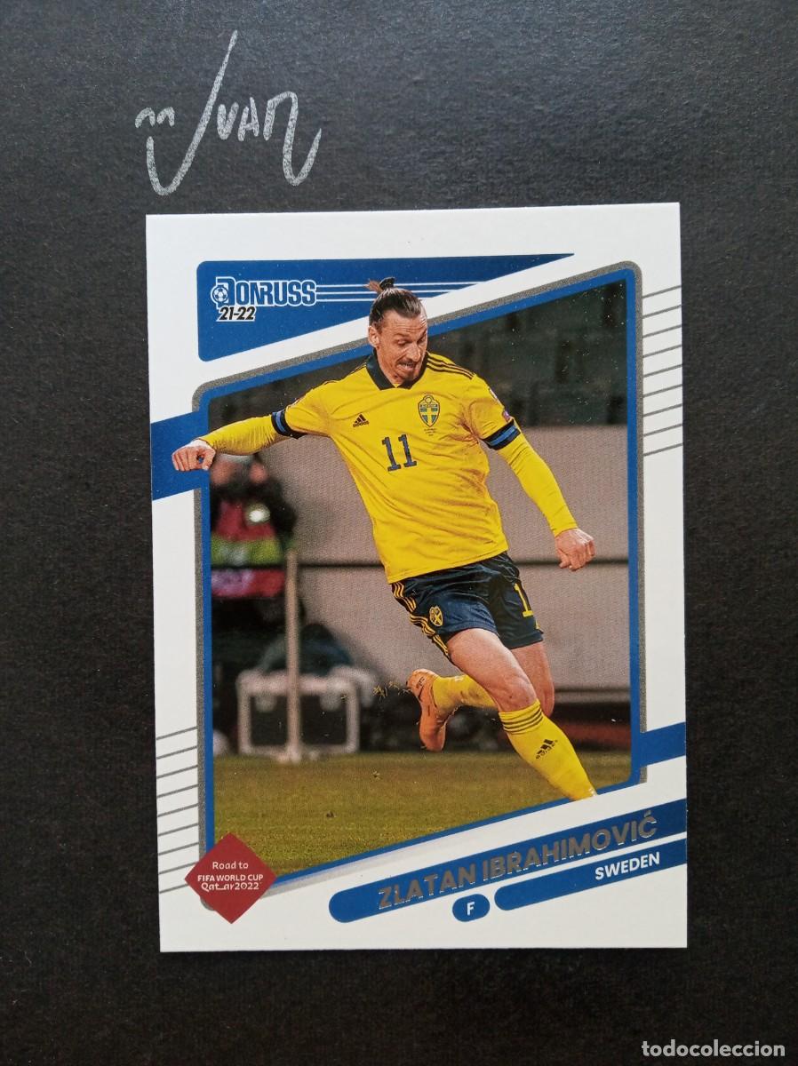 Figurine di Calcio: N&ordm; 152 IBRAHIMOVIC SUECIA MILAN PSG ⚽ PANINI &reg; DONRUSS ROAD FIFA WORLD CUP QATAR 2021 2022 21 22