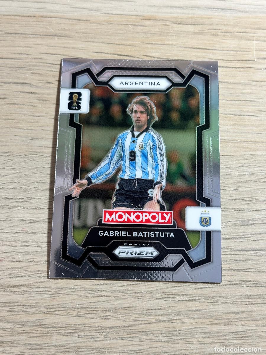 Figurine di Calcio: GABRIEL BATISTUTA 4 ARGENTINA WORLD CUP 2026 PANINI PRIZM MONOPOLY