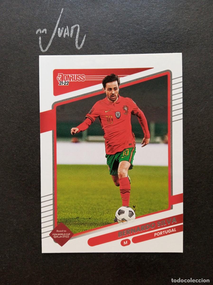 Cromos de F&uacute;tbol: BERNARDO SILVA PORTUGAL ATLETICO MADRID ⚽ PANINI &reg; DONRUSS ROAD FIFA WORLD CUP QATAR 2021 2022 21 22