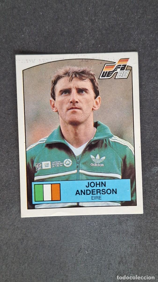 Cromos de Futebol: L2 JOHN ANDERSON SELECCION EIRE 189 EUROCOPA ALEMANIA 88 1988 PANINI NUNCA PEGADO SIN PEGAR