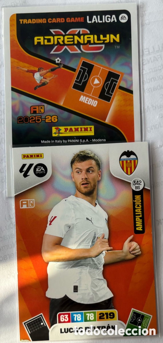 Cromos de F&uacute;tbol: ADRENALYN 25-26 VAL&Egrave;NCIA 342 Bis
