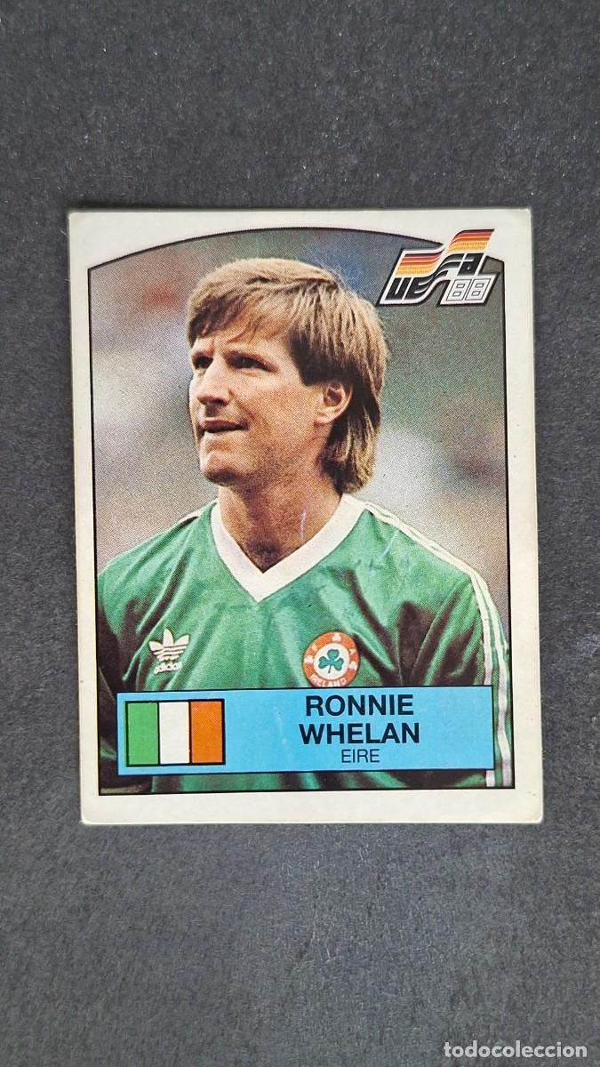 Cromos de F&uacute;tbol: L2 RONNIE WHELAN SELECCION EIRE 195 EUROCOPA ALEMANIA 88 1988 PANINI NUNCA PEGADO SIN PEGAR