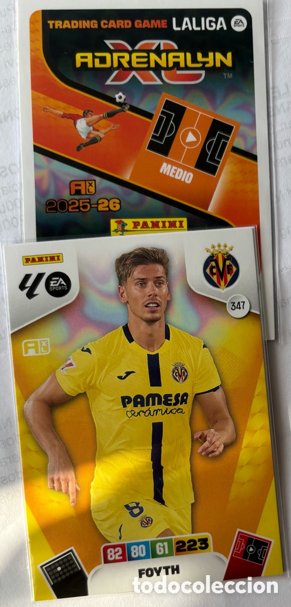 Cromos de F&uacute;tbol: ADRENALYN 25-26 VILLA 347