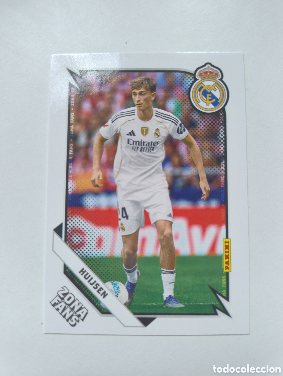 Cromos de F&uacute;tbol: 34 - Huijsen - Real Madrid - Panini Club 2026 Zona Fans