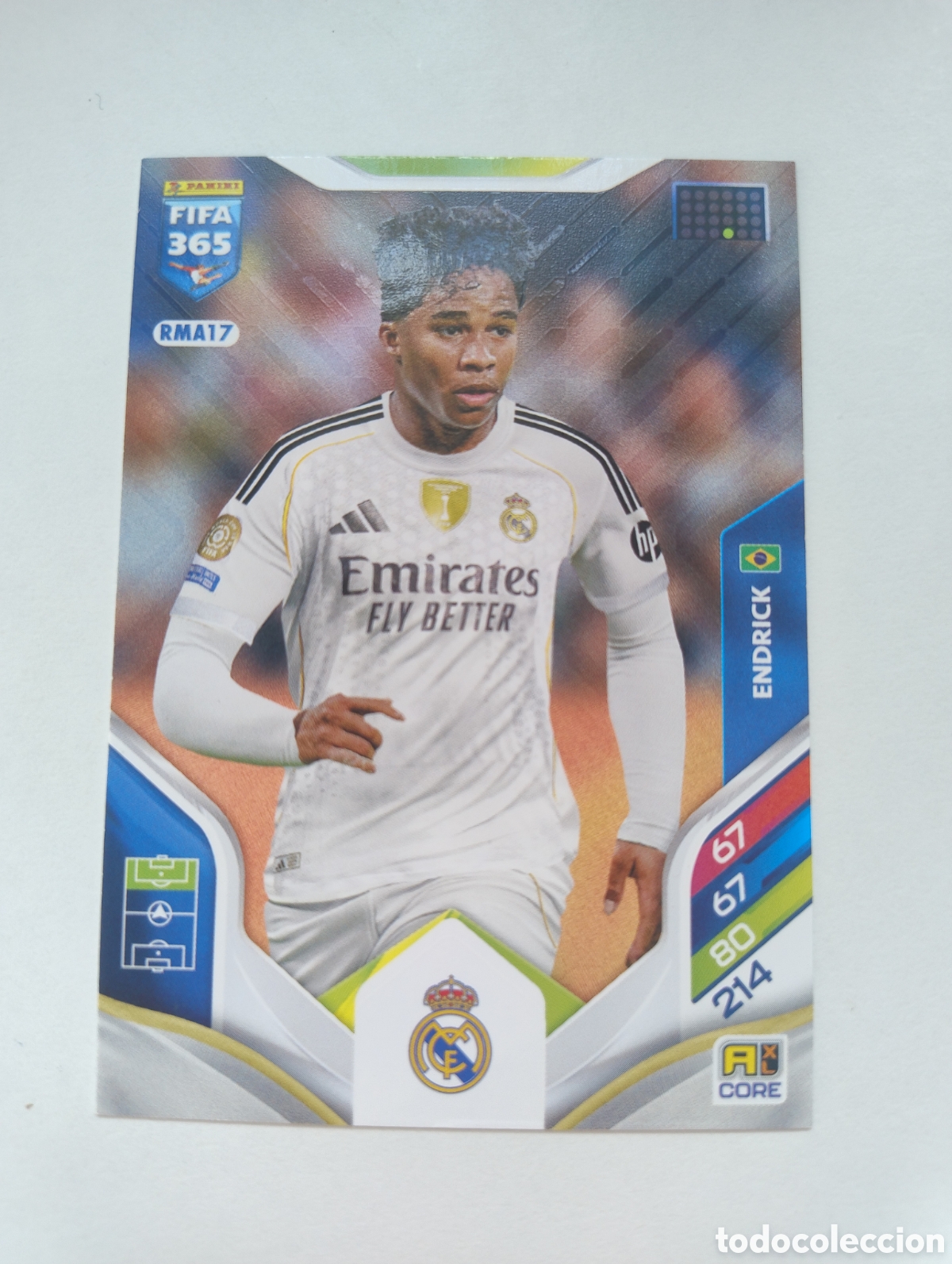 Cromos de F&uacute;tbol: RMA 17 - Endrick - Real Madrid - Adrenalyn XL FIFA 365 2026