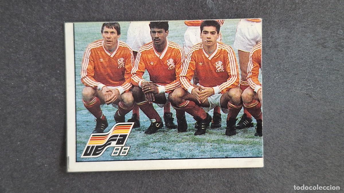 Cromos de F&uacute;tbol: L2 EQUIPO SELECCION HOLANDA 209 EUROCOPA ALEMANIA 88 1988 PANINI NUNCA PEGADO SIN PEGAR