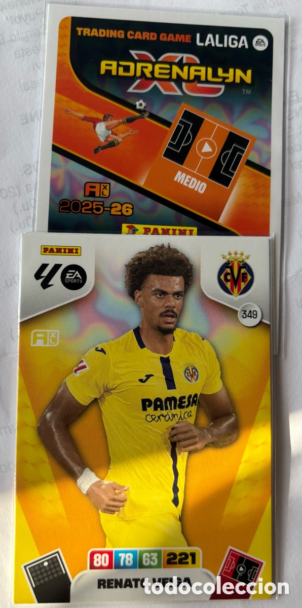Cromos de F&uacute;tbol: ADRENALYN 25-26 VILLARREAL 349