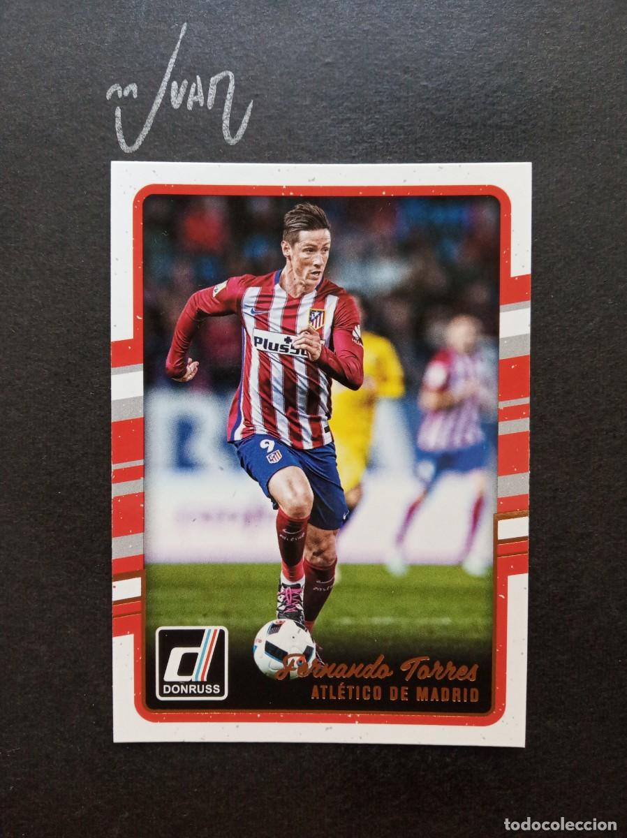 Figurine di Calcio: N&ordm; 17 FERNANDO 'NI&Ntilde;O' TORRES ATLETICO MADRID ESPA&Ntilde;A ⚽ PANINI &reg; DONRUSS SOCCER 2016 2017 16 17 NUEVO
