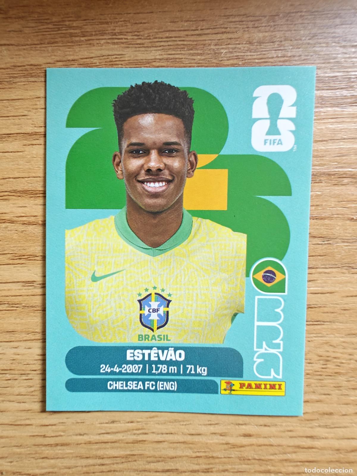 Football Stickers: Est&eacute;v&atilde;o BRA 20 Sticker Panini FIFA World Cup 2026 Brasil Rookie Mundial Cromo