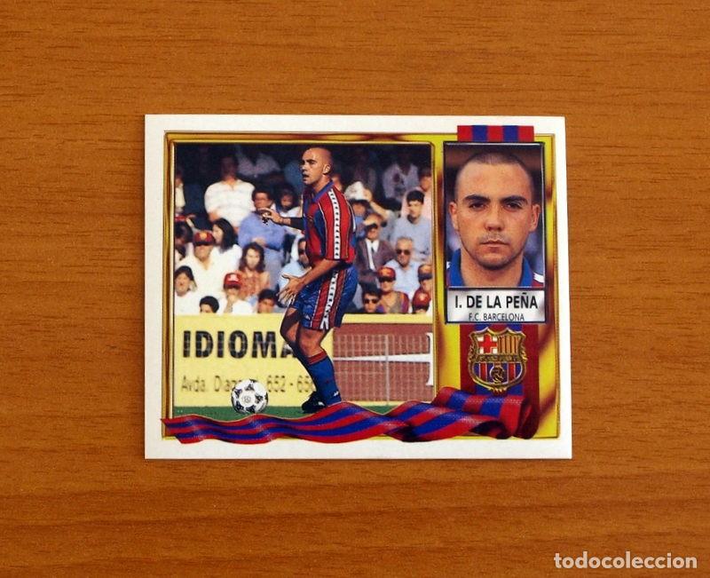 Football Stickers: F&uacute;tbol Club Barcelona - De la Pe&ntilde;a - Ediciones Este Liga 1995-1996, 95-96 - Nunca pegado